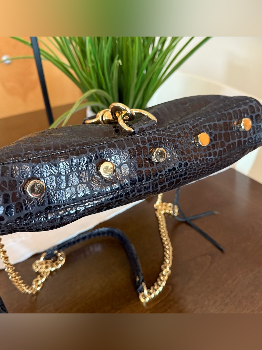 Rebecca Minkoff MAC Croc Embossed Large Crossbody - Picture 4 of 6